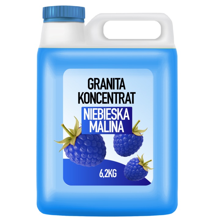 Granita koncentrát Modrá malina 5 l | Sirup do granitora 6,2 kg